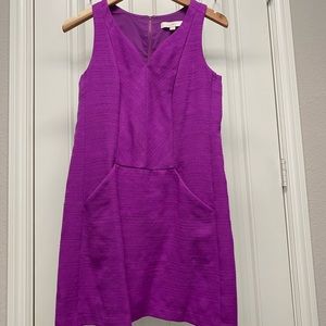LOFT purple dress size 4